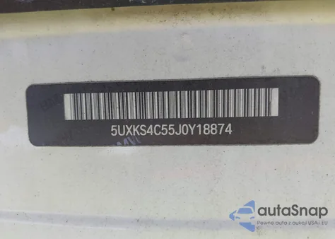 2018 BMW X5 xDrive35D from USA, damaged, VIN 5UXKS4C55J0Y18874